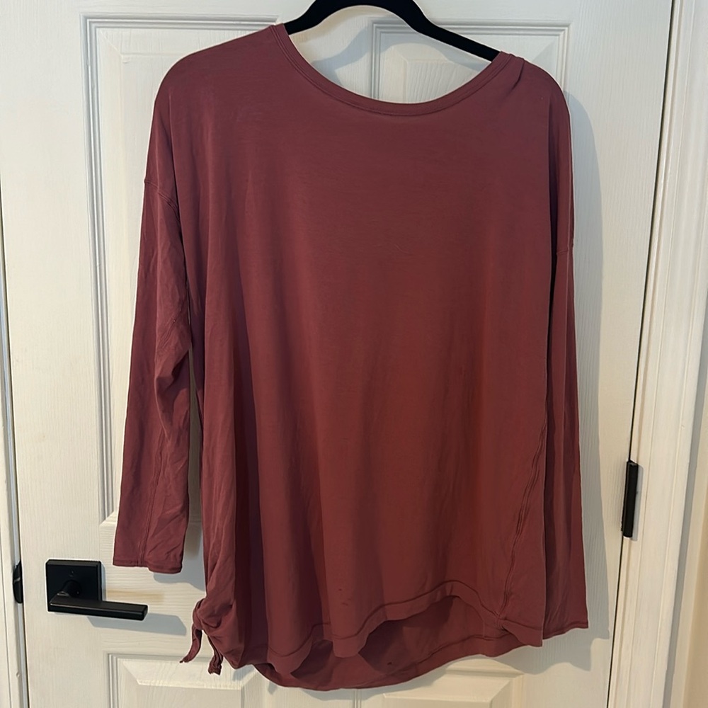 Lululemon side tie long sleeve (cotton)
